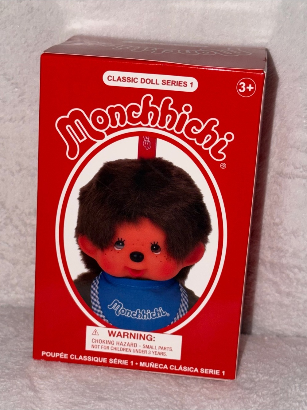 Monchhichi Classic Doll in Red Box - Iconic Collectible